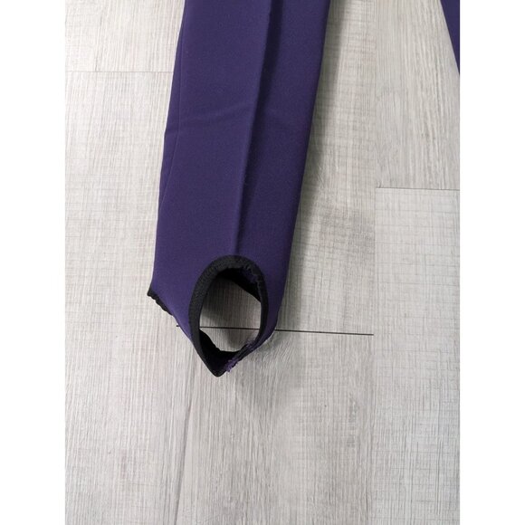 Obermeyer Vintage Ski Stirrup Pants W Loop Junior Cadets Sz 14 Purple Wool (50%) - Picture 4 of 11